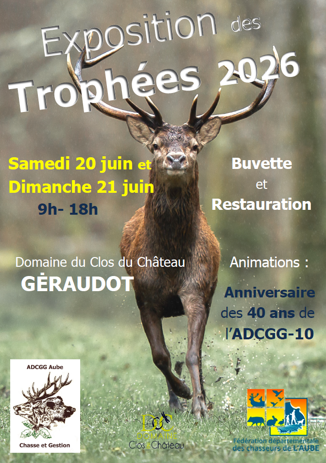 Affiche Expo trophées 20 et 21 juin 2026